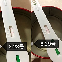 大家帮我看看是不是排了？日历显示昨天排卵，昨晚安排了同房，今天测出来是一深一浅，是不是已经排了？