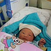 宝宝终于出生了，男宝一枚！