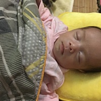 宝宝睡得满香的😄