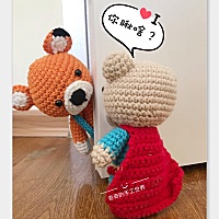 再来一波～手工编织钩织钩针毛线玩偶动物系列～ 【🦊小狐狸】 介绍：狐狸精的那个狐狸 ——制作者...