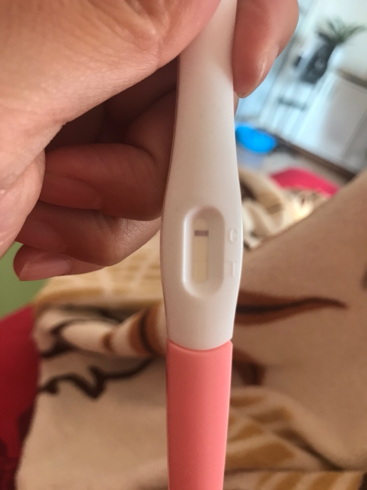 这是昨天下午的验孕棒