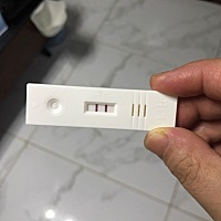 今天刚测了一下，这是怀了么