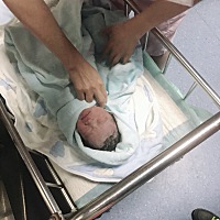 9月5号，农历7月26.  7点22分我家小王子出生了。剖宫产，5斤67两留个纪念。🙈🙈🙈