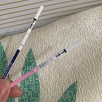 排卵日过后的第6天！心急的一塌糊涂，分别用了早孕试纸和排卵试纸测了一下，结果……是不是测得太早了