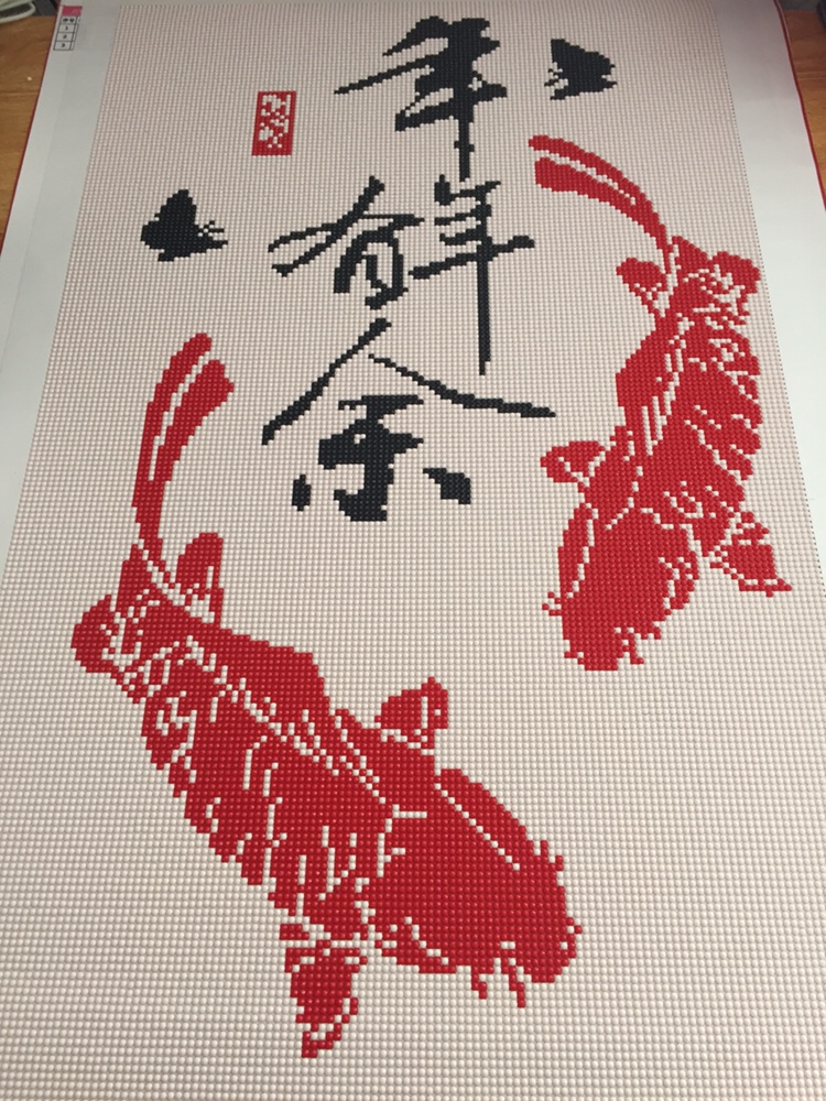 刚贴完的画～😉