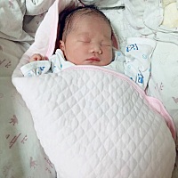 十月怀胎，5%的幸运宝宝，做母亲的女人真是太伟大了。顺产.6.4斤。