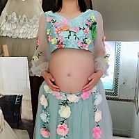 留个纪念吧，全身照被老公照成这个样子，哎