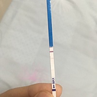 大姨妈推迟两天了，测试结果如下，浅浅的啥意思？近期同房日期是8月29、9月1日、9月8日