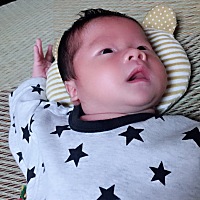 7月25号产下男宝宝体重7斤，第三胎生的过程很快。希望宝宝健康快乐成长。