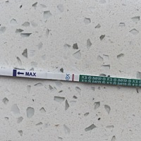 大家有明白的吗、我这是怀孕了吗、有点印、拍的不是很明显