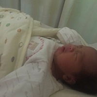 宝宝第三天，母女健康，出院回家！希望我家宝宝永远健康快乐