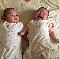 双胎兄弟2个月