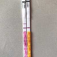 我要成魔障了，天天发动态，真的是太想怀，粉色是排卵的，黄色是早孕，8号那天测到强阳，是不是太早了？...