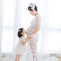 还有几天卸货了，怀大宝时没想过拍孕妇照，二胎还是留个大肚照纪念一下！快点出来吧，姐姐再等你呢。。