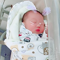 9/12、8:27剖腹产一名男宝，愿各位宝妈想儿得儿，想女得女