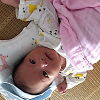 好漫长的一个月。 宝宝好可爱。麻麻爱你😘