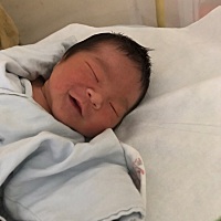 9月16日 八月初七周日 晚十点整 儿子准点报到 顺产 3260g 母子平安