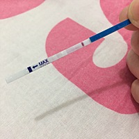 这个是下午测的，是不是没怀上呢