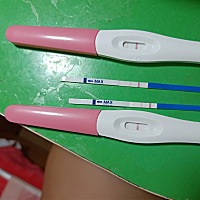 我这个月初生化了，9月13号来的月经，今天没事测一下，看着有点隐隐约约的一条杠，是有了嘛？会不会是我...