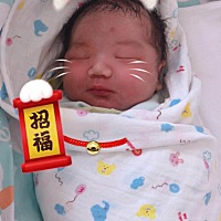 宝贝出生一周了 正好预产期18号生的 顺产八斤半 男宝无侧切 有撕裂 接好孕吧 第一天和第七天变化真大