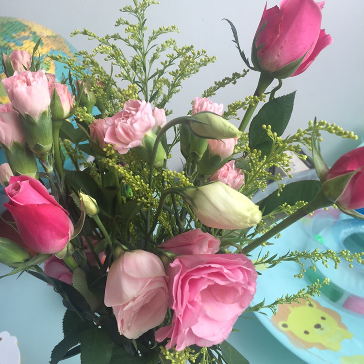 学学插花，虽然不怎么样