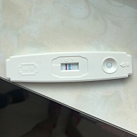 我应该4号来月经，准备明天出去玩，中午吃完饭测了一下，有没有怀孕啊，颜色很淡