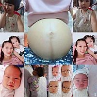 👧三周岁，👦满月，生老大的时候107斤，39 2。无侧切，轻微撕裂。生老二的时候109斤，37 5。无...