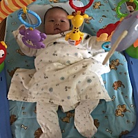 自己玩一会儿就急啦