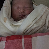 10月10号出生的八斤二两大胖小子！明天就可以出院了！