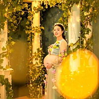 辰宝，熙宝，初次见面，预产期还有两个半月