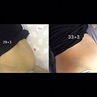 所以说。都在后面两个月孩子才开始长。