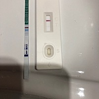 大早上测的，好像是有一点印子，但是跟昨天的比貌似没差别……