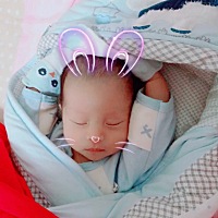 记录一下宝宝23天了。有没有差不多大的宝宝👶