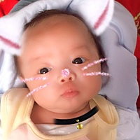 我的仔仔 现在2个月半了 😘😘