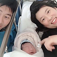 10月23号下午2:40终于卸货了，小家伙8.2斤顺产，真的把老娘折磨的要死，虽然打了无痛，但是此生再也不要...