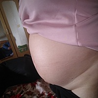 20周的肚子，猜猜看是男是女，有红包哦