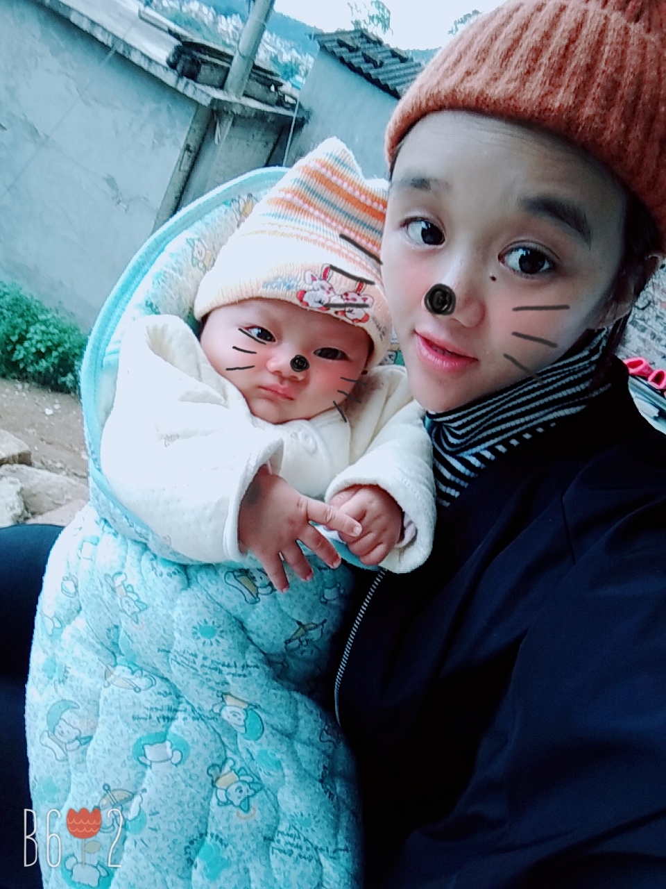 最幸运的事是有你，爸妈爱你每一天♥