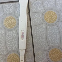 请问这是怀孕了吗。好像不太明显。