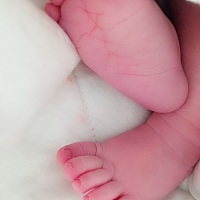 2018年10月28日上午11点10成功卸货萌妹子一枚，重7斤，刨腹产、母女君安！
