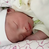 比预产期晚了一个星期，终于等到你小丫头