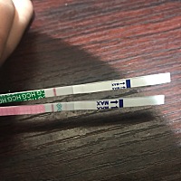 排卵期今天是最后一天。看看还有一点点小红杠杠