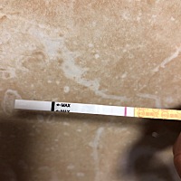 同房差不多3 4天一次 最后一次在10月28日，今天测了一下，请问下宝妈们，这个是中还是没中😒