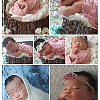 宝贝玥玥一个月零2天了，月子照