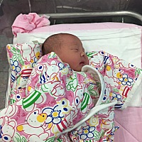 我已于7号成功卸货喜得俩个千金