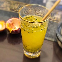 检查喝百香果蜜水，美白又瘦身👍🏿