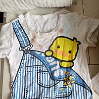 宝宝衣服上的药渍，奶渍居然祛掉了😃😃