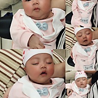 嗯…发个帖子再睡吧，我们家宝宝一个多月了，一直是个小胖妞，出生6斤8。现在一个多月12斤了估计，我是...