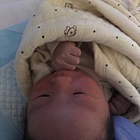 都说这是我的小福星，都没有怎么折腾麻麻就生了。顺产男宝6.7斤