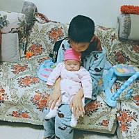 两个月21天的小盆友啦