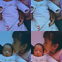 愿我的两个宝贝平安健康每一天